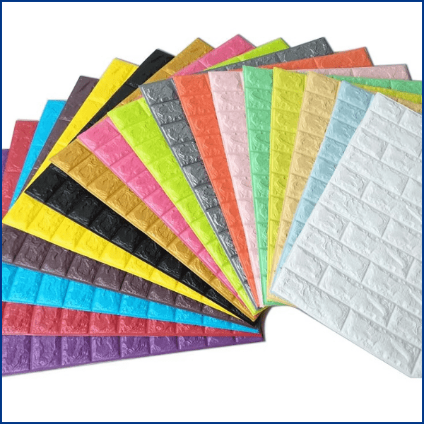 3D XPE foam brick wall sticker
